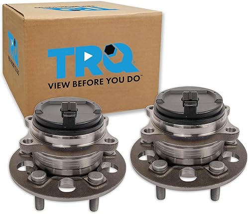 Miniatura 269 de TRQ Par de conjunto de cubo de cojinete de rueda delantera izquierda derecha, 2 piezas compatible con Lexus GX460 2003-2009 GX470 2003-2023 Toyota