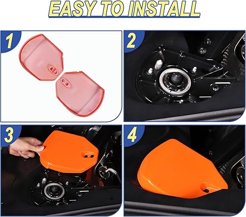 Miniatura 4 de Cubiertas de torre de puntal trasero compatibles con Chevrolet Corvette C8 2020-2023, cubierta de panel de protección de impactos de plástico ABS