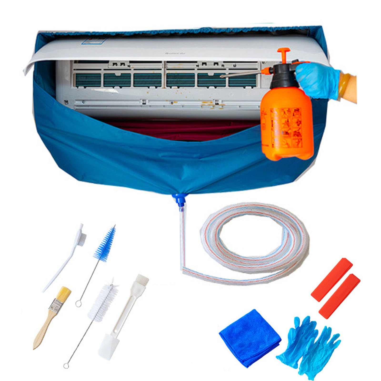 Air Conditioner Cleaning Cover, reusable waterproof ac cleaning bag