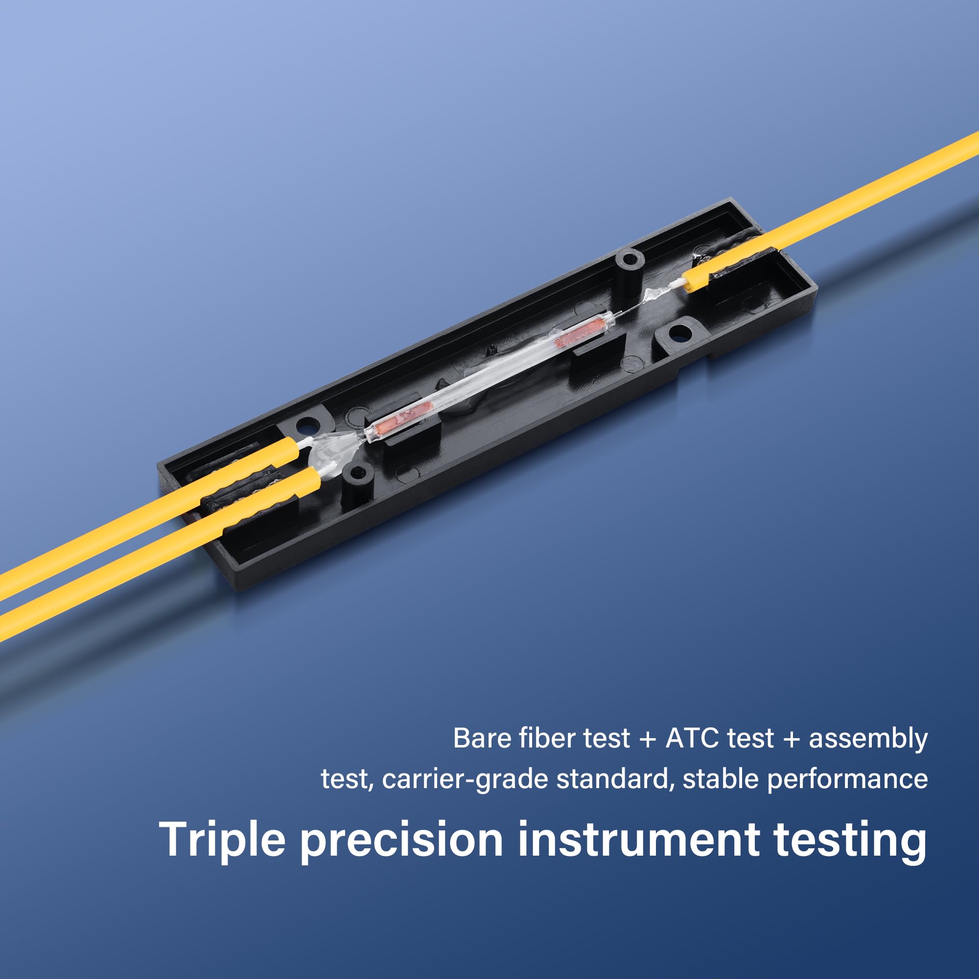 Splitter Fibre Optique SC APC 1x2 Monomode - Câble 2M Répartiteur Signal Optique