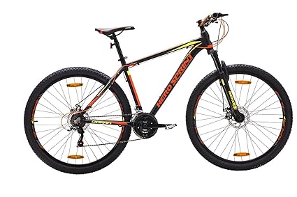 Hero Doran 29 Inches Mountain Bike , Steel Frame , 21 Speed Cycle for Men , Black