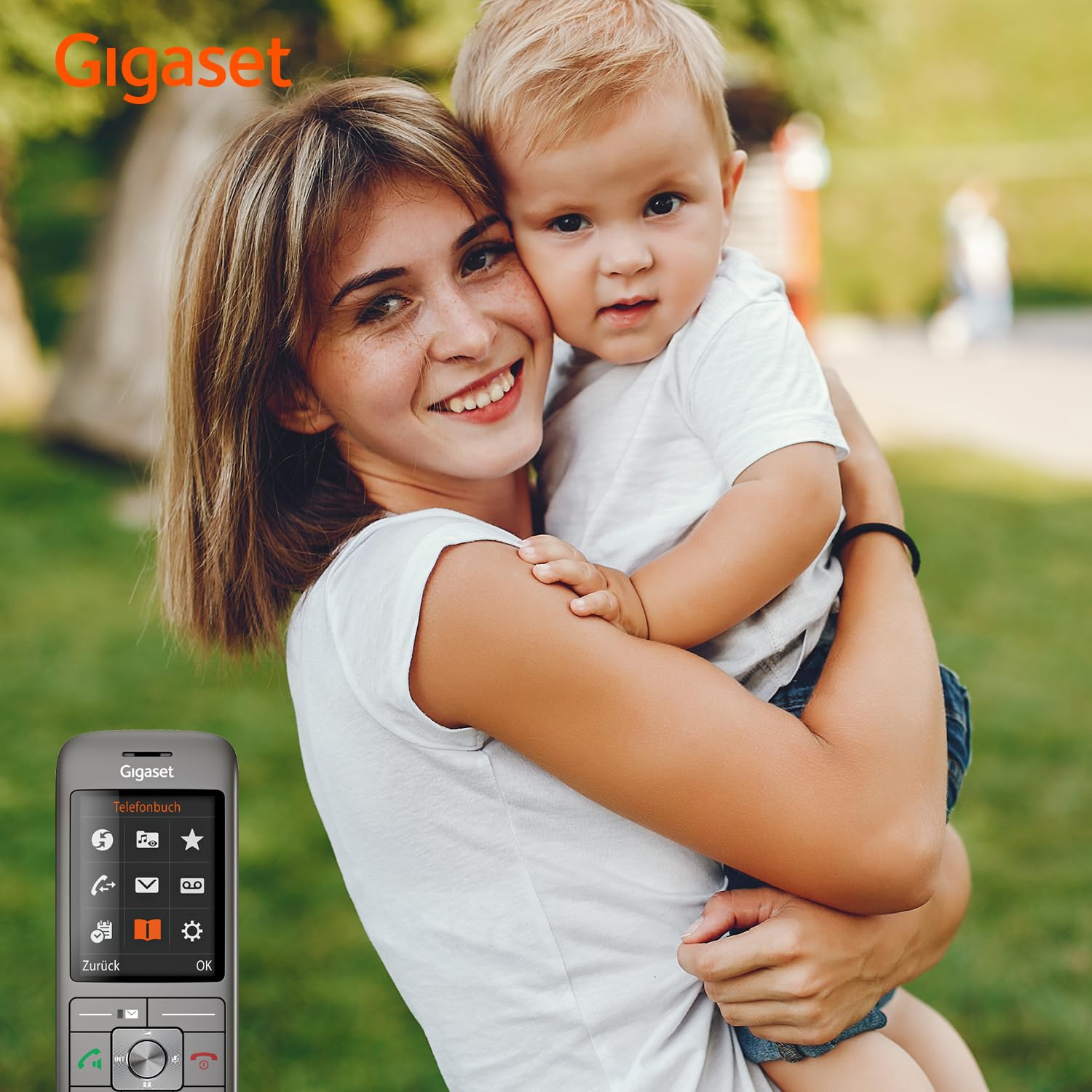 Gigaset CL660 - Schnurloses DECT-Telefon ohne Anrufbeantworter mit großem TFT-Farbdisplay - moderne Benutzeroberfläche, schlankes Design Telefon, anthrazit-metallic [Deutsche Version]