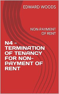 N4 - TERMINATION OF TENANCY FOR NON-PAYMENT OF RENT: NON-PAYMENT OF RENT
