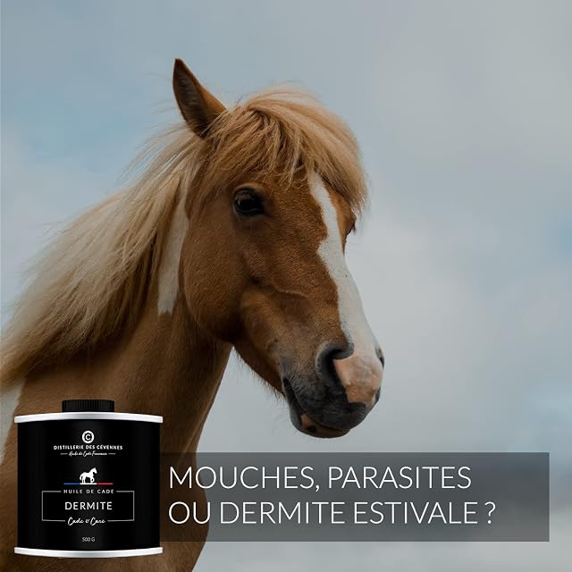 Foto 3 de 8 de Distillerie des Cévennes Aceite de cade para Tratar la Dermatitis de los Caballos: Cad'ermite - 500g
