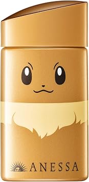 ANESSA SPF 50+ Annessa Perfect UV Skin Care Milk, Pokemon Limited Package Eevee Sunscreen