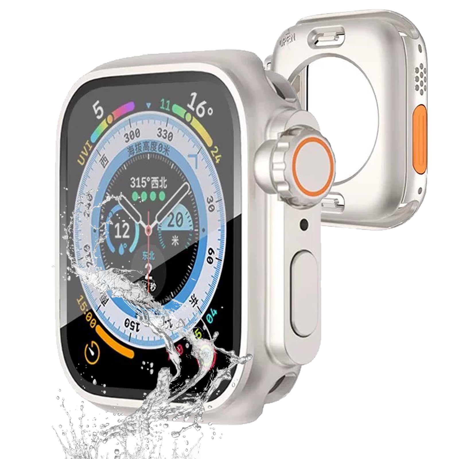 Amazon.co.jp: JXRICH 対応 Apple Watch カバー Series 6/5/4/SE3/SE2