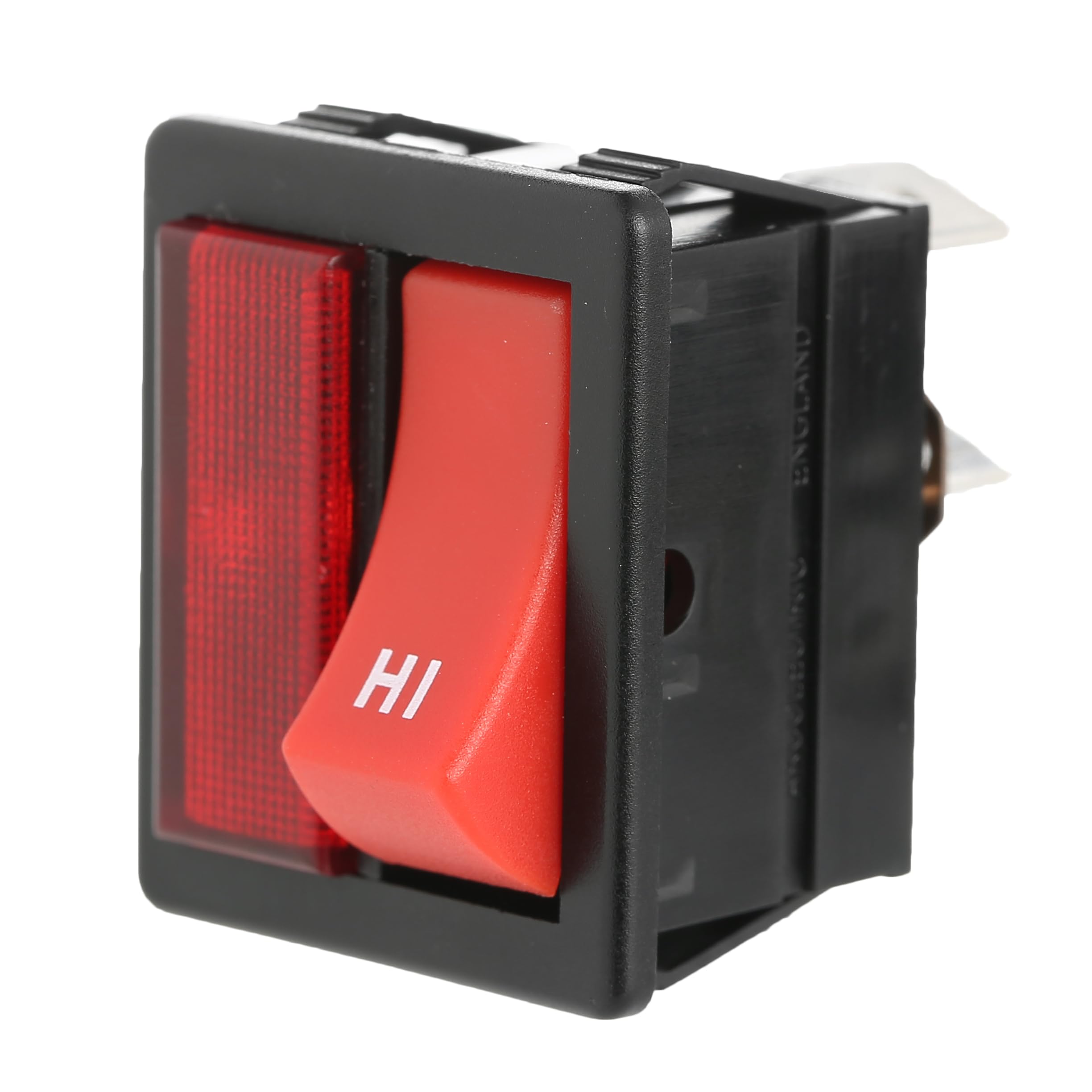 Masterpart Black/Red Illuminated Rocker Switch Autosave Hi-Lo To Fit Numatic Henry Hetty Hvr200, Nv200 Vacuum Cleaners 221102