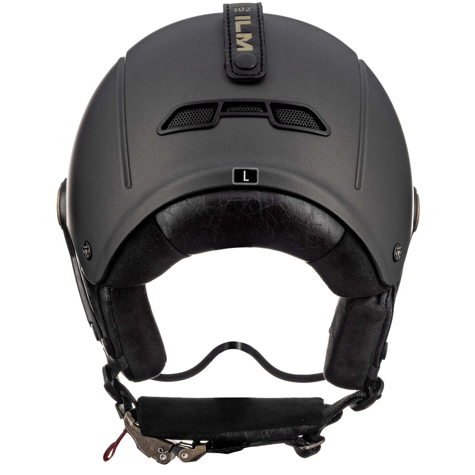 ILM Fahrradhelm für Damen Herren Erwachsene Fahrrad Ski Snowboard Helm mit Abnehmbarem Visier Ohrenschützer ASTM CPSC und CE Z102