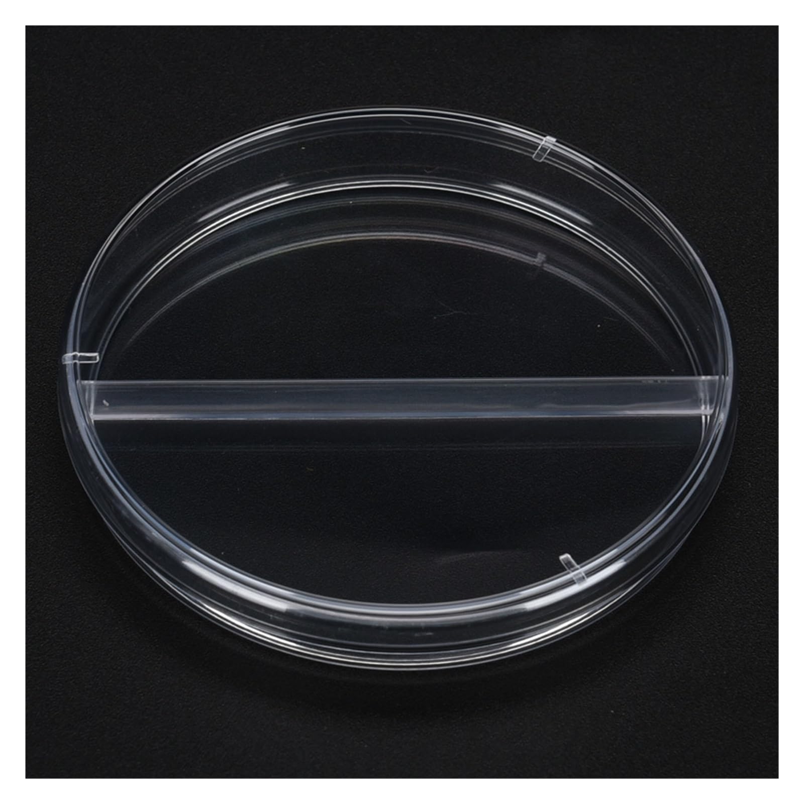 MENGKE Lote de 80 placas de Petri de plástico estéril de dos rejillas de 90 mm, transparentes, for cultivo de laboratorio.