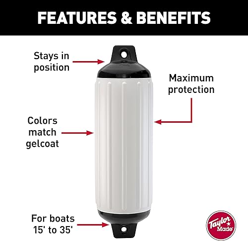 Miniatura 10 de Taylor Made Products Super Gard - guardabarros inflable de vinilo para barco.