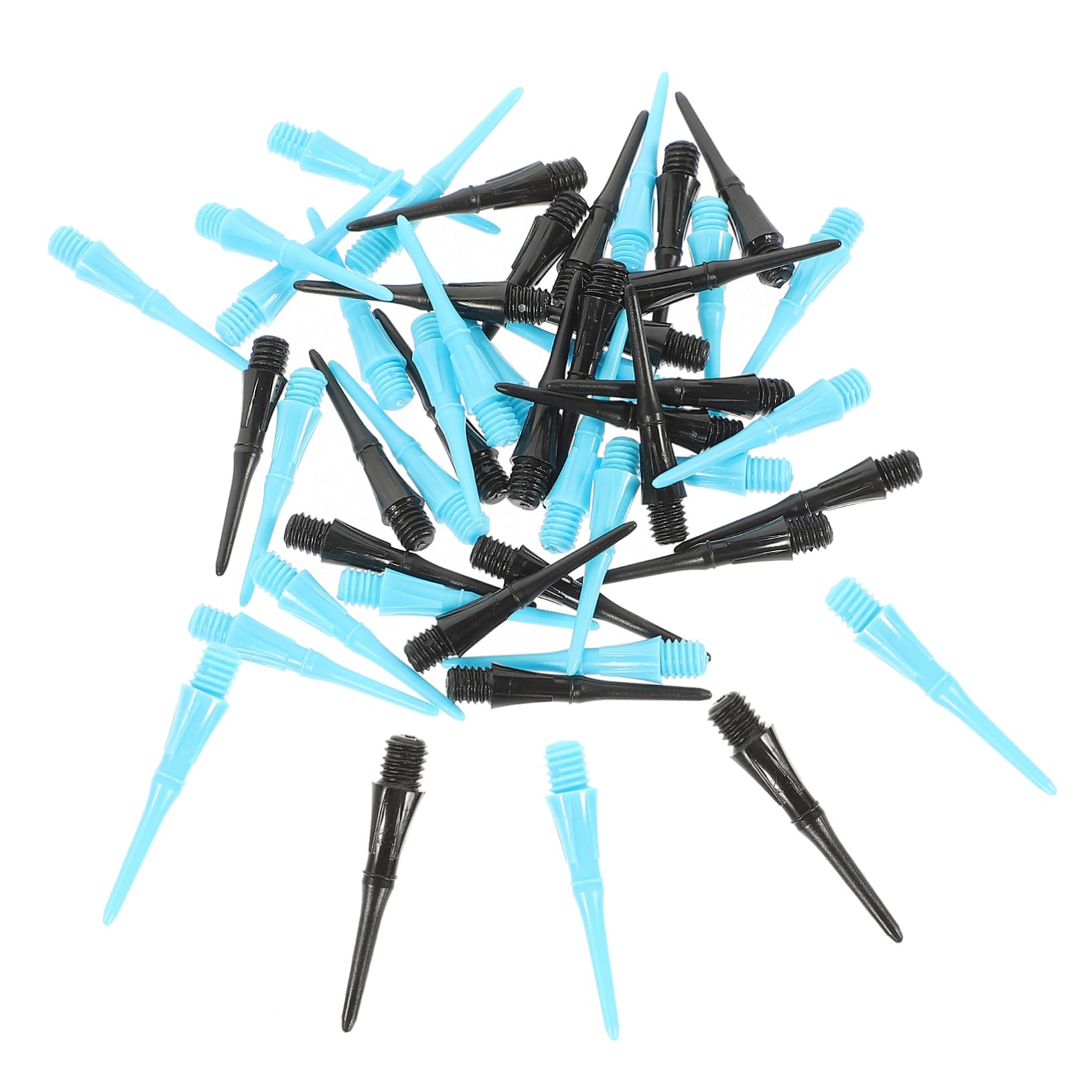 Sosoport 2sets Nylon Tip Points Needle Replacement Set for Accessories Soft Tip Compact Portable for Dart Board 50pcs*2