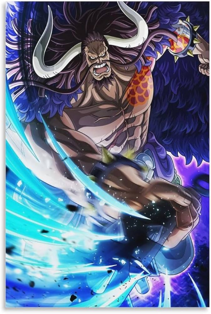 Amazon.co.jp: HDアニメポスター カイドウ ワンピース 3 キャンバス