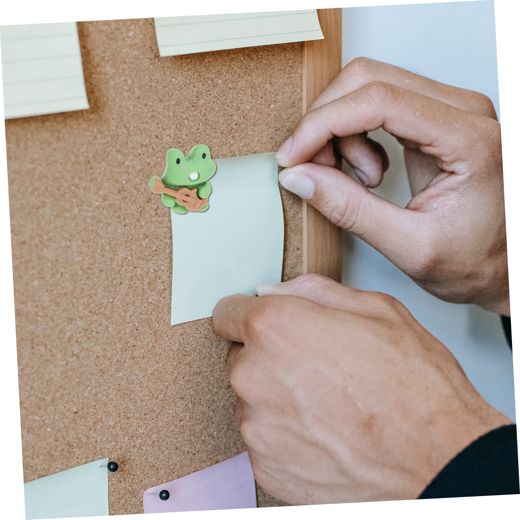 Operitacx 100stücke Cartoon Gitarren-Frosch Pinnwand-pushpins Bunte Stecknadeln Für Notizen Fotos Und Erinnerungen Für Haushalt Und Büro