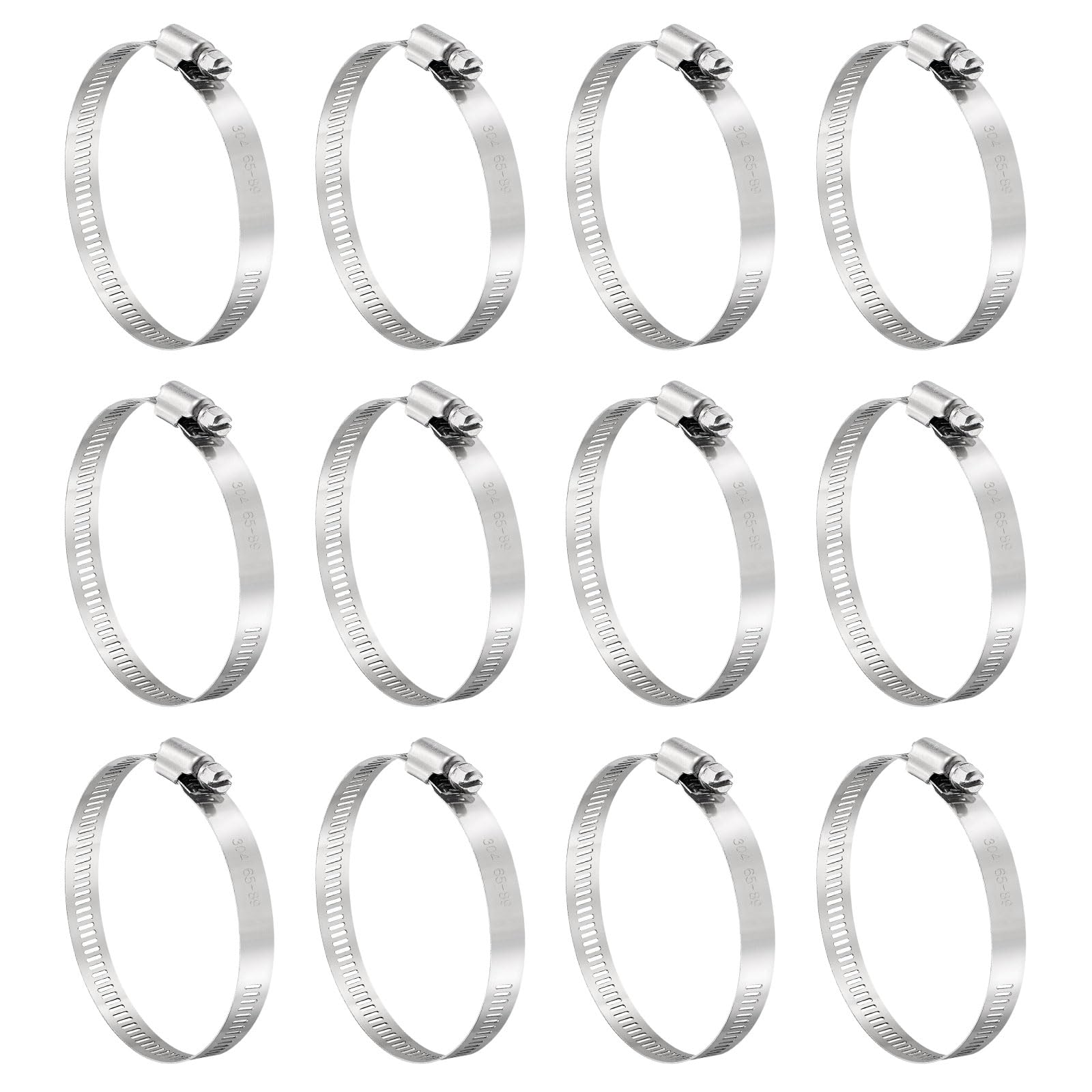 Collier de serrage étanche 65-89 mm en acier inoxydable pour éviter les fuites de plomberie