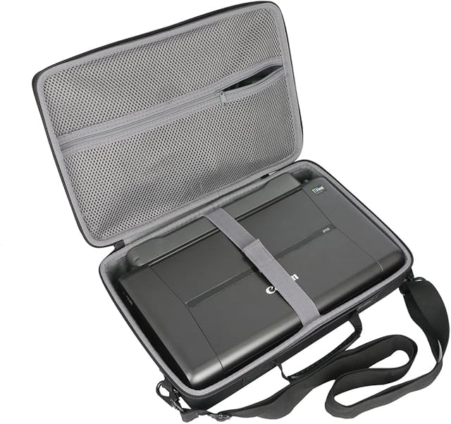 co2CREA Hard Travel Case with shoulder strap for Canon PIXMA iP110 / TR150 Portable Printer, Case only