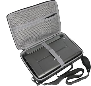 co2CREA Hard Travel Case with shoulder strap for Canon PIXMA iP110 / TR150 Portable Printer, Case only