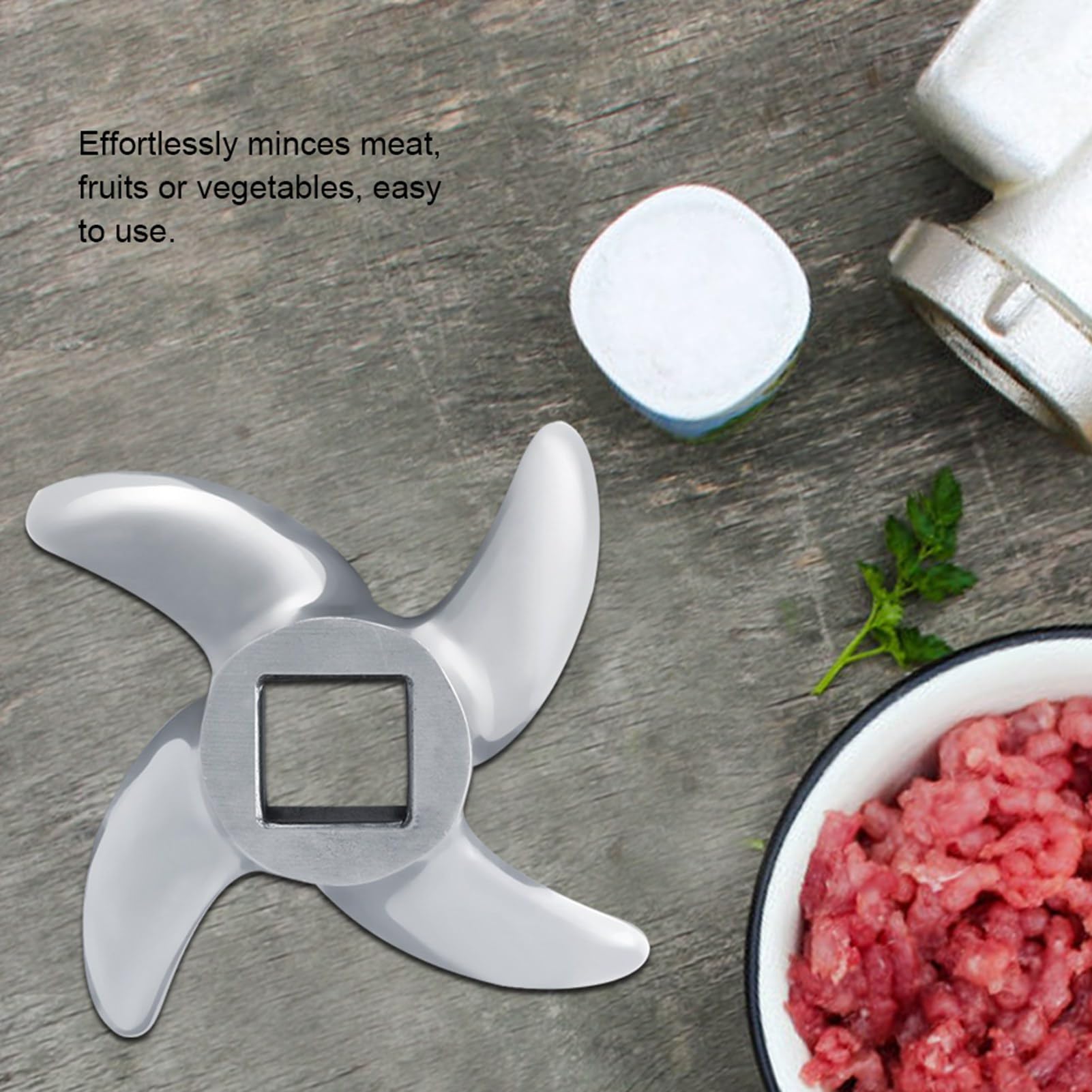 Meat Grinder Blade Stainless Steel, grinder blades, Replacement Meat Grinders Bladess, Stainless Steel Meats Grinderss Blade Mincer Knife Replacement Accessories (32#)