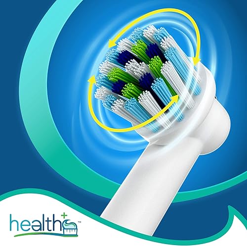 Miniatura 4 de Cabezales de repuesto compatibles Oral B Braun Criss-Cross para cepillos de dientes eléctricos, paquete de 8 cabezales de cepillo de dientes