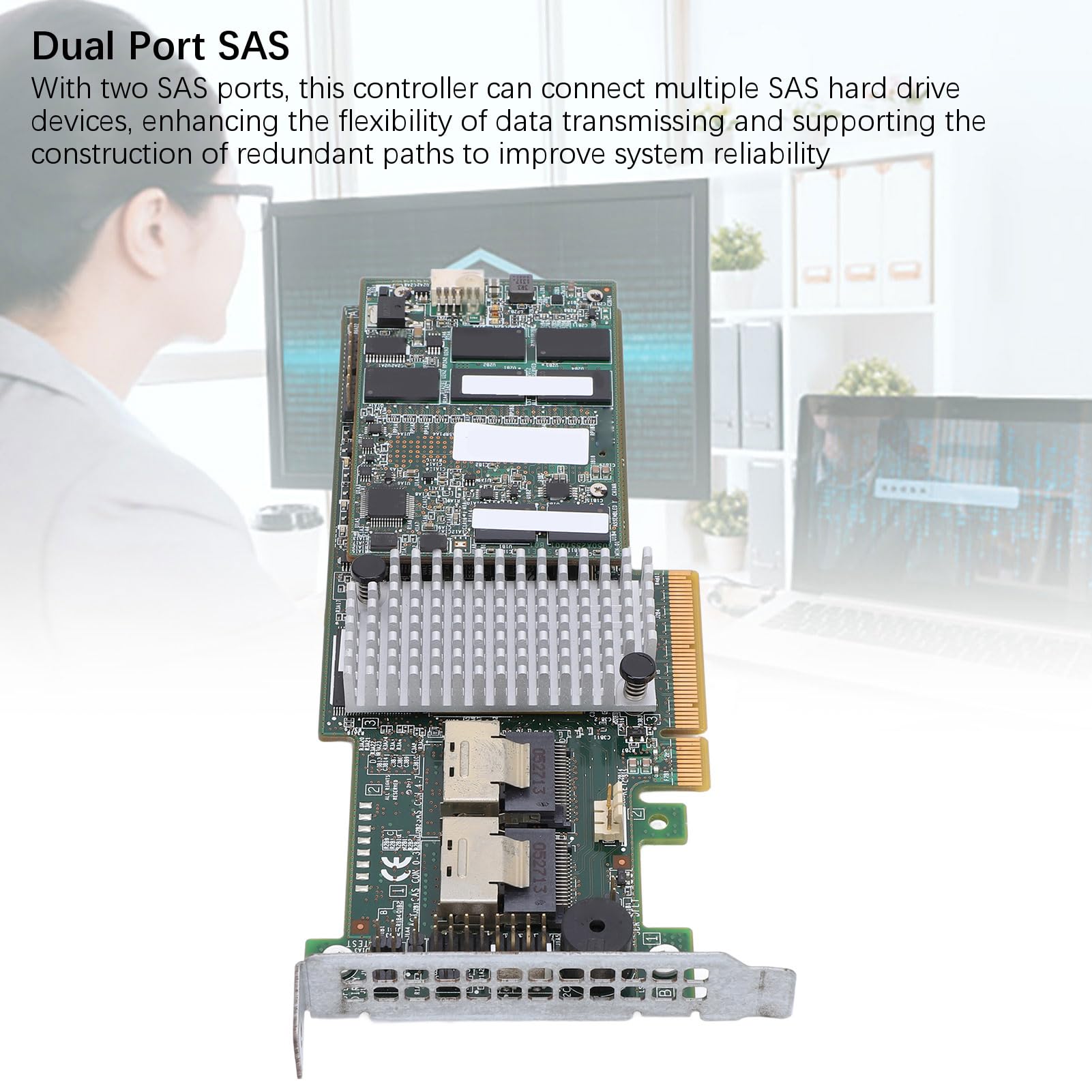 Scheda Array 9270CV 8I da 1 GB, Trasferimento Dati Ad Alta velocità con 2 Porte SAS Adatta per Materiale PCB della Scheda Madre del Server