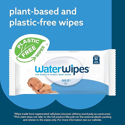 Vista 25 de WaterWipes Paquete de 720 toallitas de baño originales (12 paquetes) y toallitas de baño XL, 16 unidades (1 paquete), sin plástico, 99.9% toallitas
