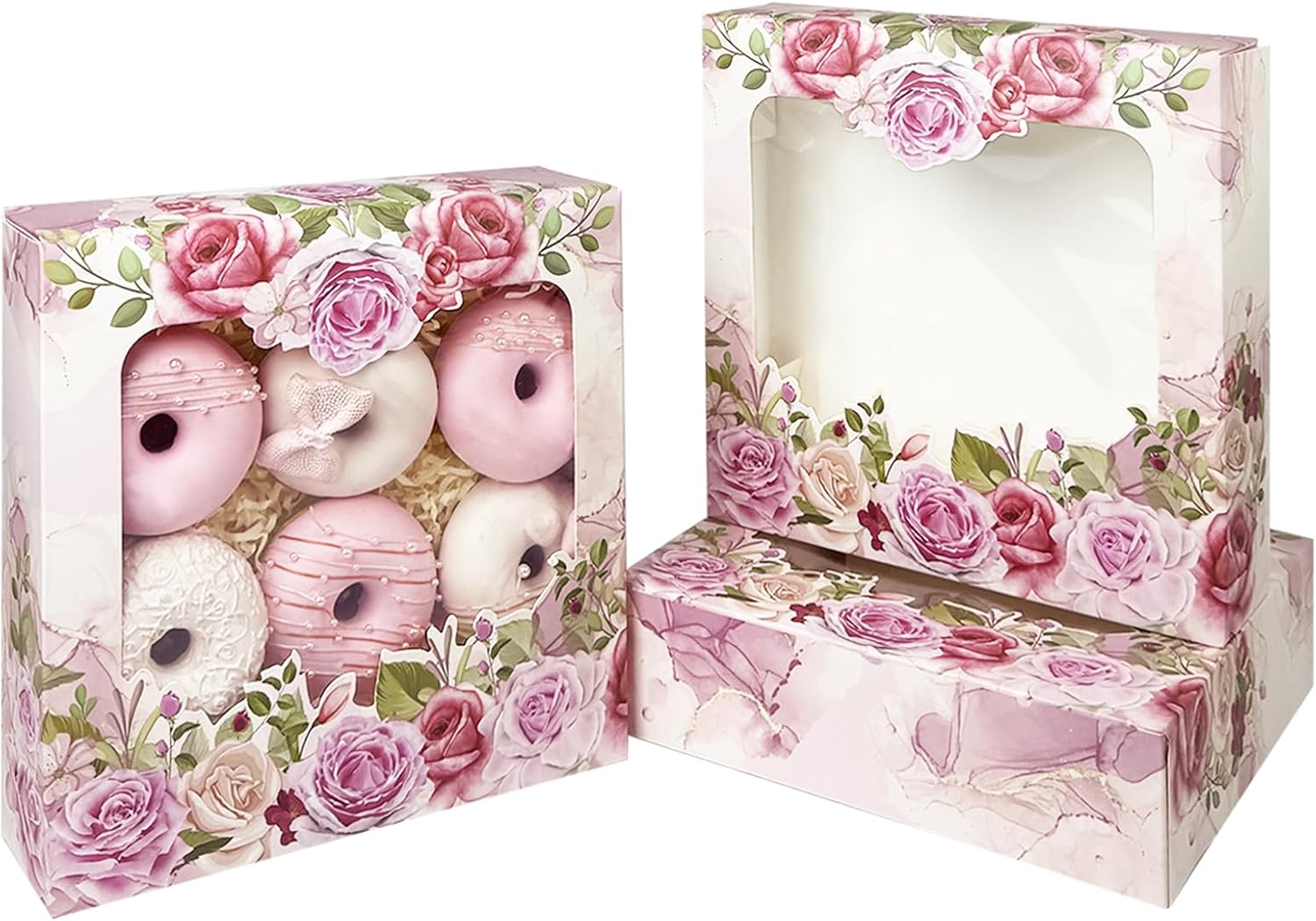 Qiqee Thanksgiving Bakery Box With Window 24packs 12x8x2.5 Inch - View #7