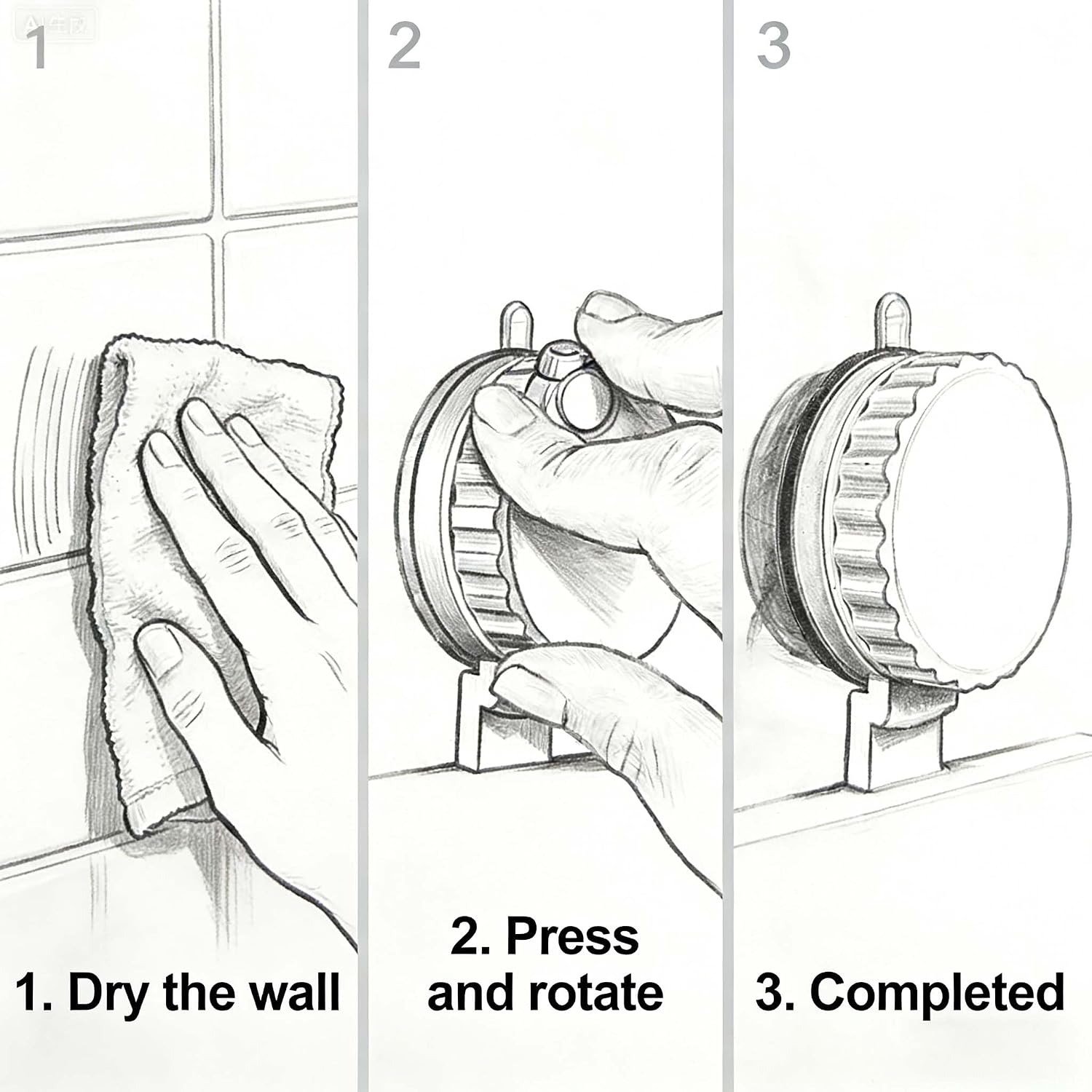 Hair Dryer Holder Wall Mounted, Suction Cup Blow Dryer Rack for Dyson Supersonic Hair Dryer