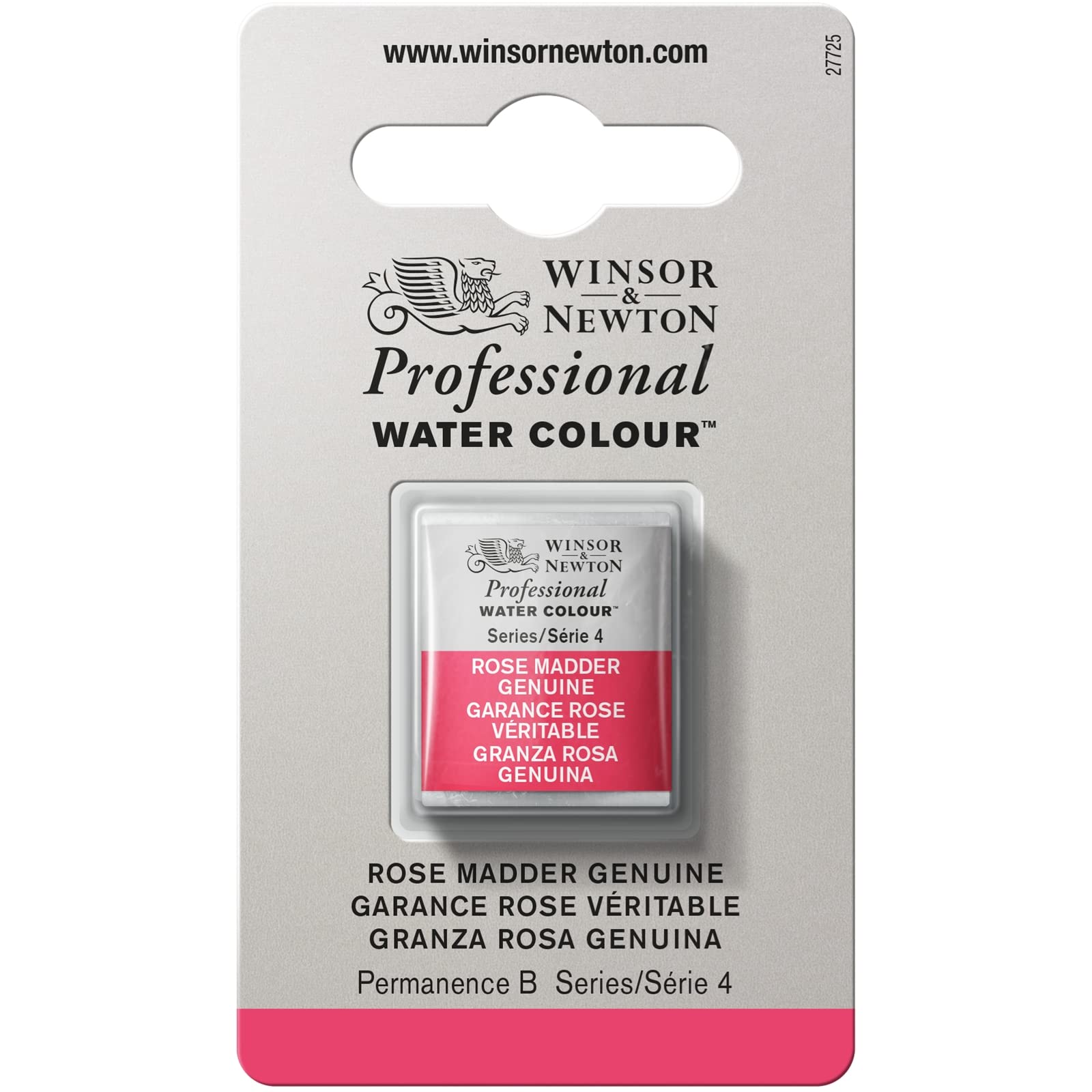 Winsor & Newton 8840210 Professional Watercolours (Finest Artist Watercolour Paint - 1/2 Cells of Highest Possible Pigmentation, Excellent Light Fastness) Masculator Pink Real โ image 1