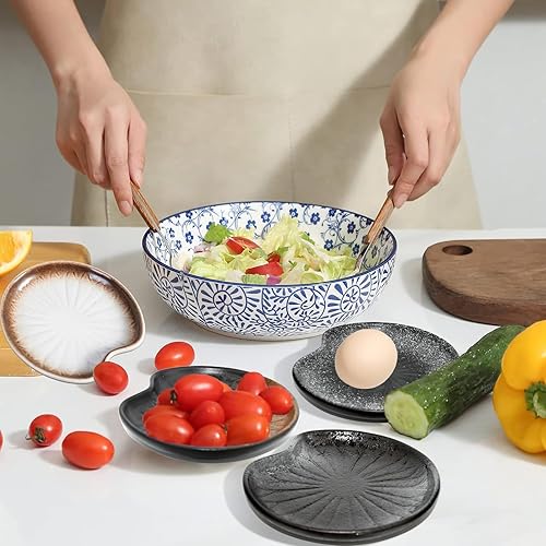 Miniatura 3 de BigNoseDeer Kitchen Decor - Juego de 4 cucharas de gato para estufa, soporte de cuchara de cerámica, bonito soporte para cucharas para encimera de