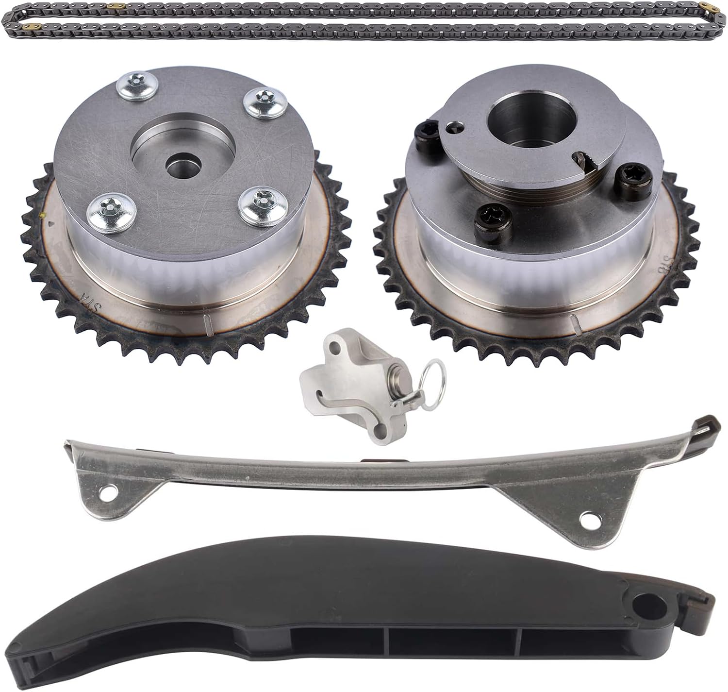 Timing Chain Kit w/VVT Gear Replacement for Hyundai Elantra GT Tucson Kia Forte Soul Forte5 2.0L 2014-2017 243212E200 243502E201