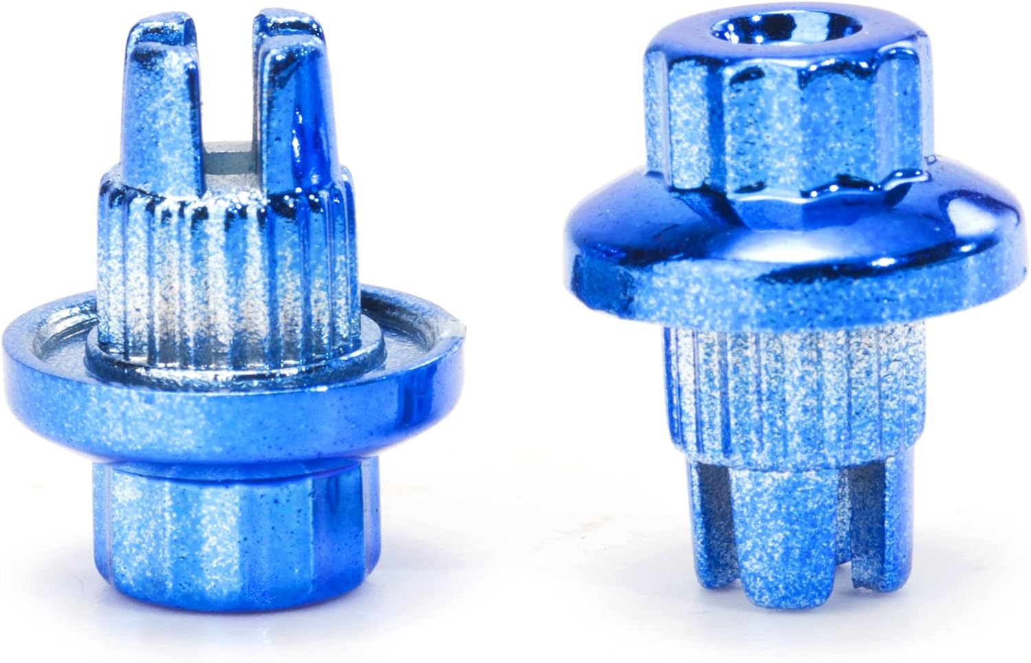 RTRHINOTUNING 7.6mm/0.3in Wheel Rim Lip Rivets Nuts Replacement Rivets, Blue 50pcs