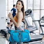 G4Free 40L/65L Sac pliable Duffel, Sac à dos de voyage hydrofuge, Sac de transport léger pour les sportifs de nuit de week-end Hommes Femmes