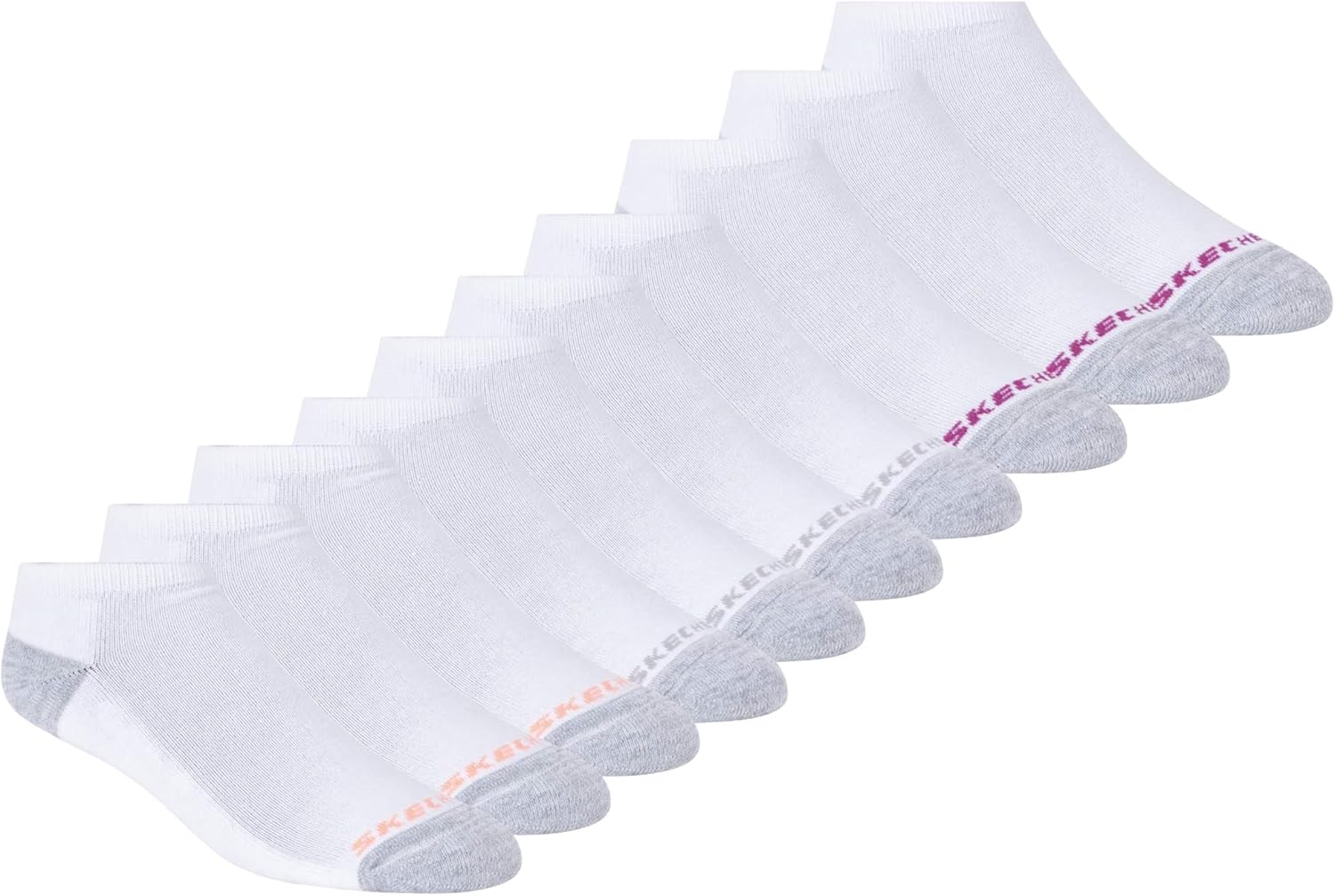 Skechers Women's 10 Pack No Show Socks