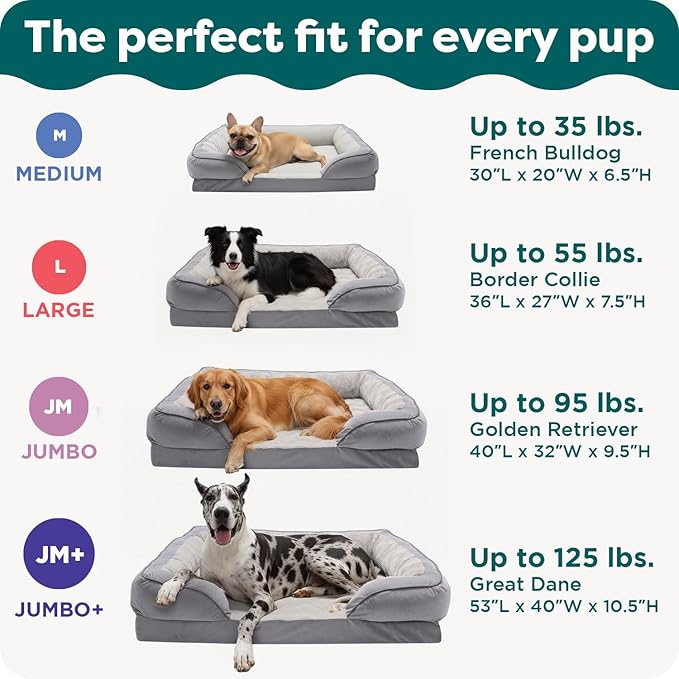 Cama Ortopédica para Perros Grande 40x32 Pulgadas con Funda Lavable miniatura 6