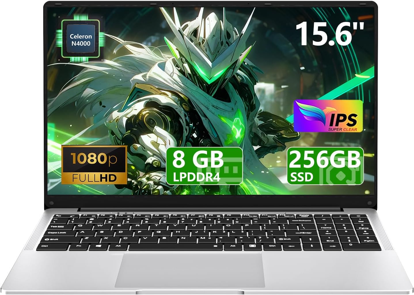 15.6" Laptop Computer Chromebook,LPDDR4 8GB RAM 256GB SSD,Win11 Pro Laptops 15.6 Inch FHD Display 1920*1080,N4000 Up to 2.60 GHz,Lightweight Lap top-For Students/Commuters/Business Professionals