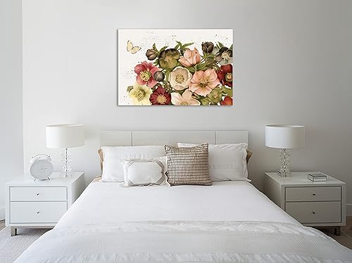 Miniatura 2 de Jaxson Rea "Vintage Petals I Gallery Wrapped Canvas by Katie Pertiet, 18" x 12"