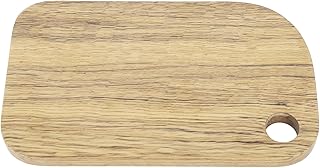 Zebra Wood Cutting Board with Hanging Hole, Wood Chopping Board for Bread Pizza Vegetables Fruits Cheese, Natural Organic Wood Serving Board, Rectangular Kitchen Decor (S)
