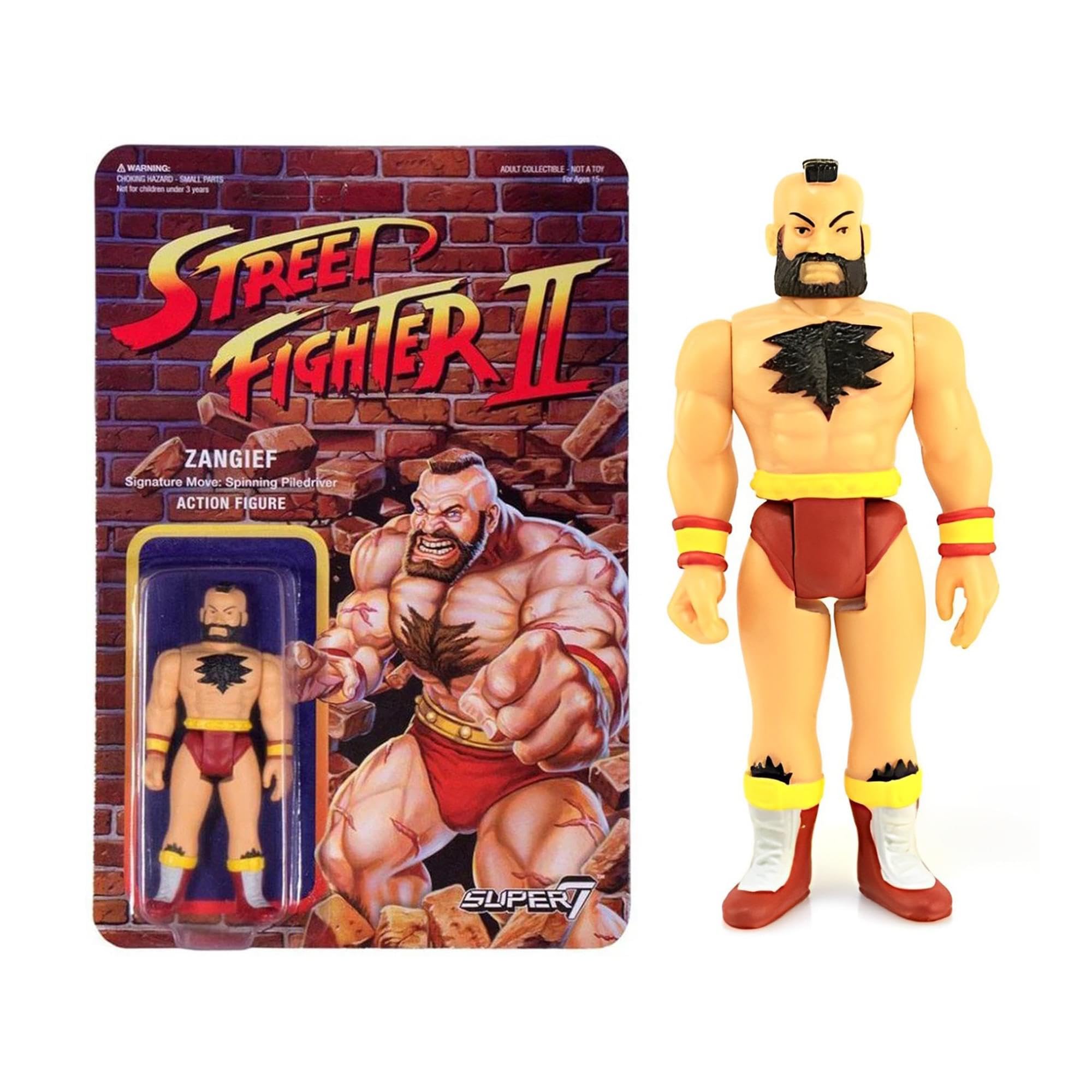 Amazon.com: Street Fighter II Reaction Figures - Zangief : Toys