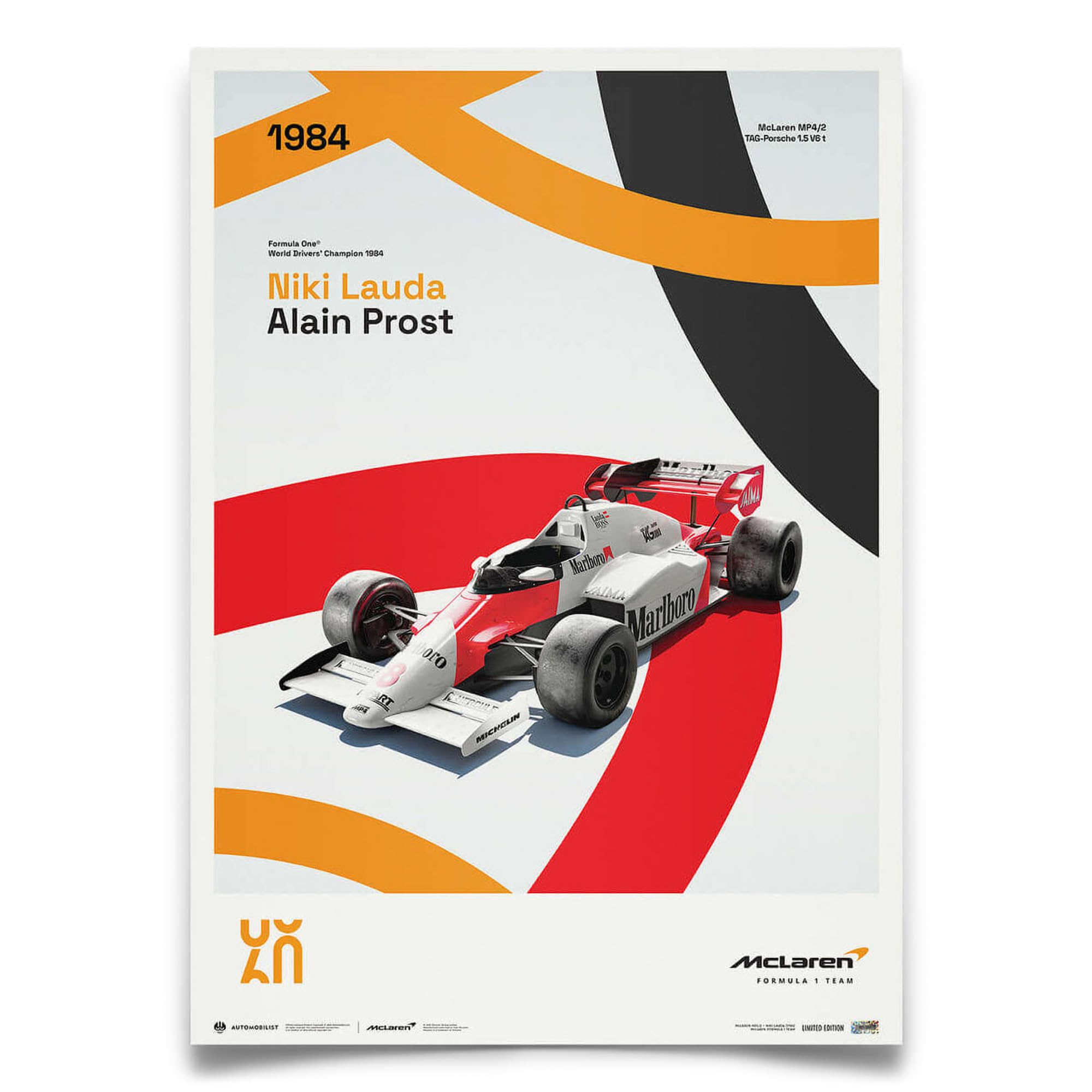 Automobilist McLaren Racing - MP4/2-60th Anniversary - 1984