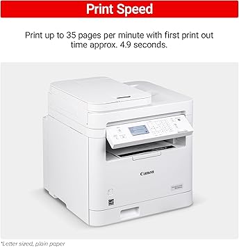Canon imageCLASS MF284dw Wireless Black & White Laser Printer All-in-One for Home Use, Print/Copy/Scan, 2-Sided Printing, 35 PPM, Auto Doc Feeder, Mobile Device Compatible, Starter Toner Included