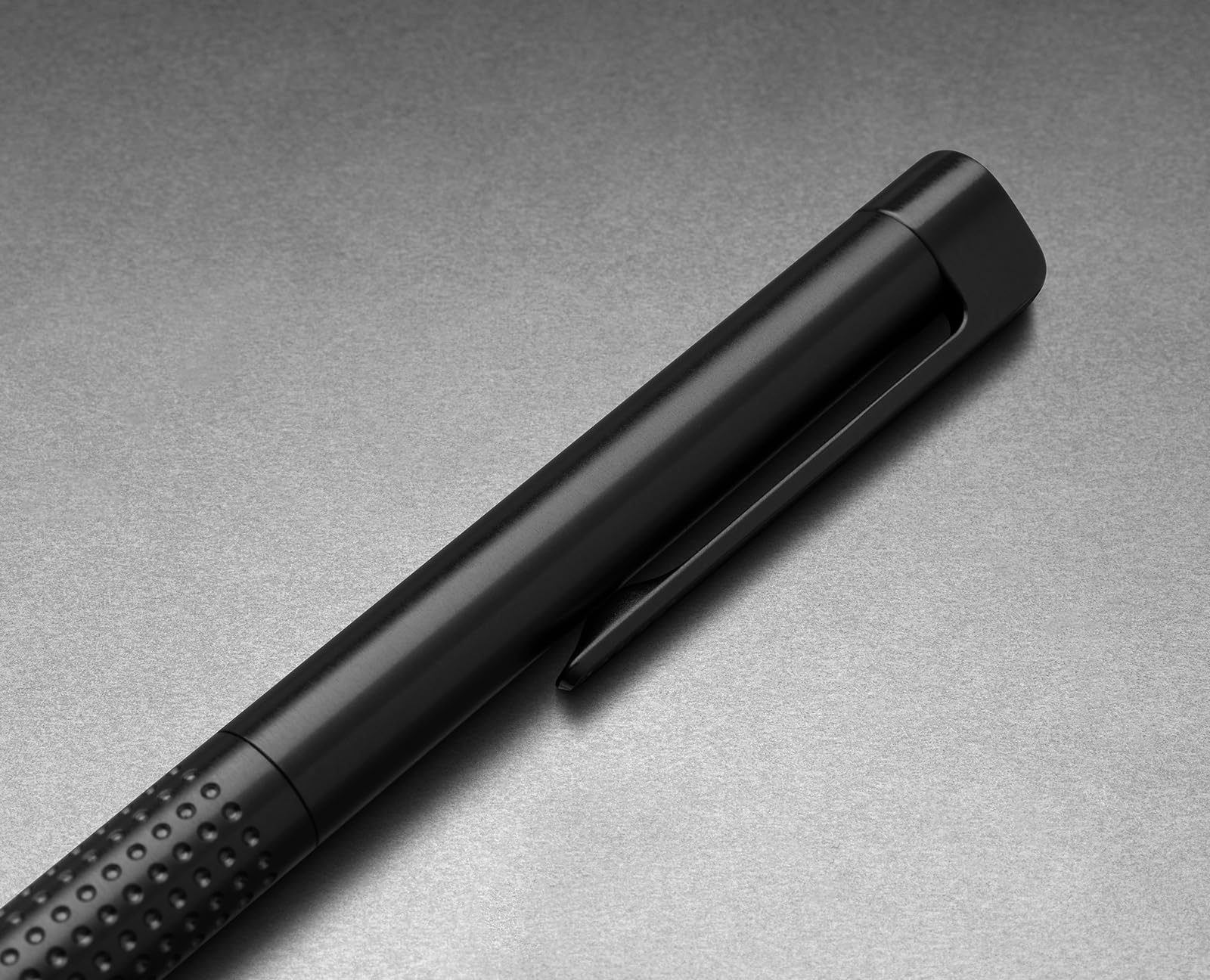 JAMES Bolen EDC Twist-Retractable Pen Slim Machined Stainless Steel Barrel Designed for Daily Carry Black — view 5