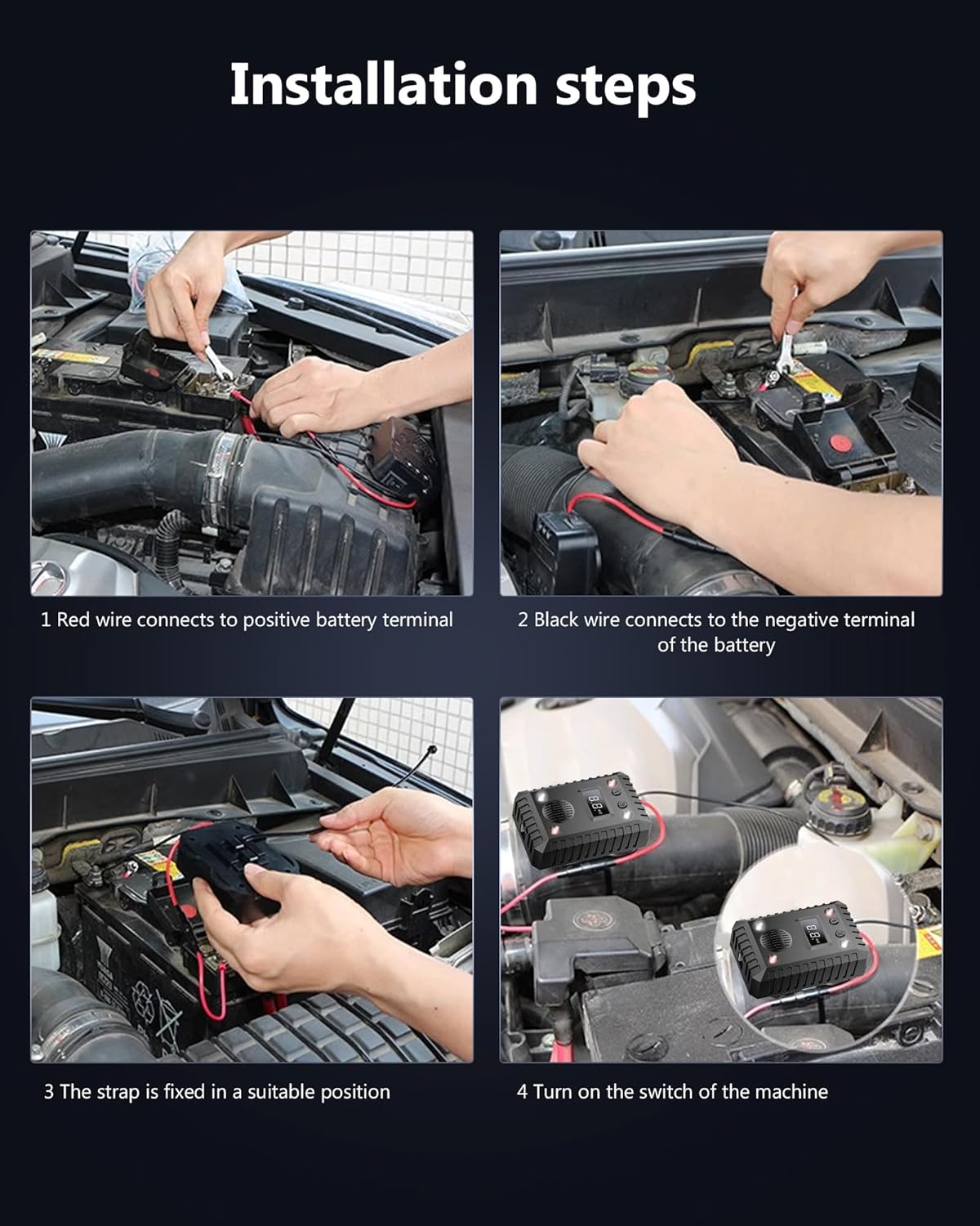 2 Pack Ultrasonic Pest Repeller Plug in & Battery Powered, Electronic Pest Control for Mice Rats Squirrels Bats Spiders, Indoor Outdoor Rodent Repellent for Car Engines Home