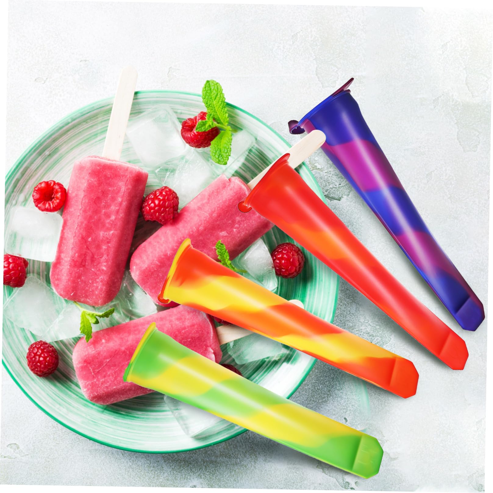Moule à Glace Batonnet 12 Pièces en Silicone, Modèle Réutilisable