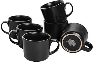 Double Line Matte Black Coffee Mugs: An Essential for Coffee Lovers