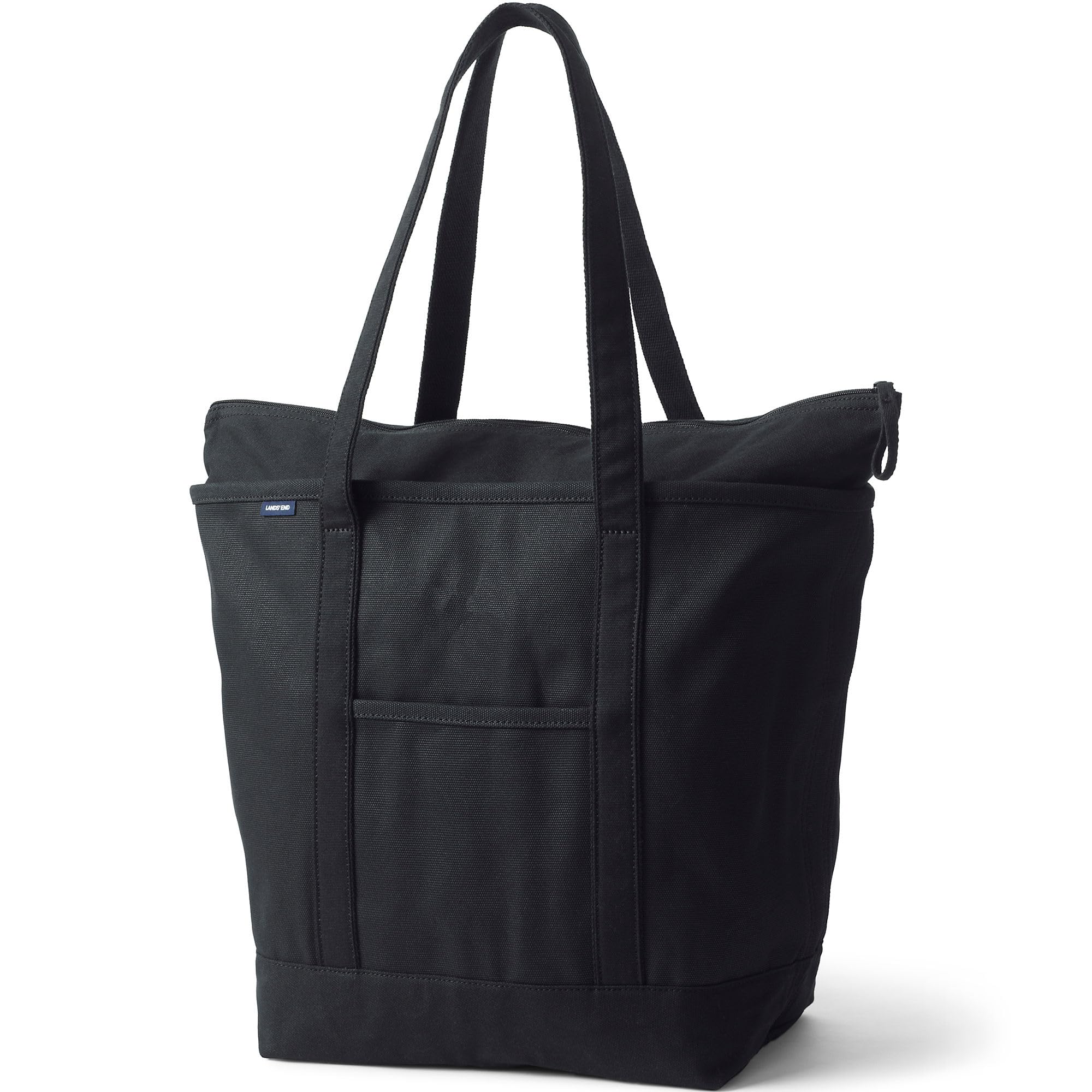 Lands' End Zip Canvas Tote