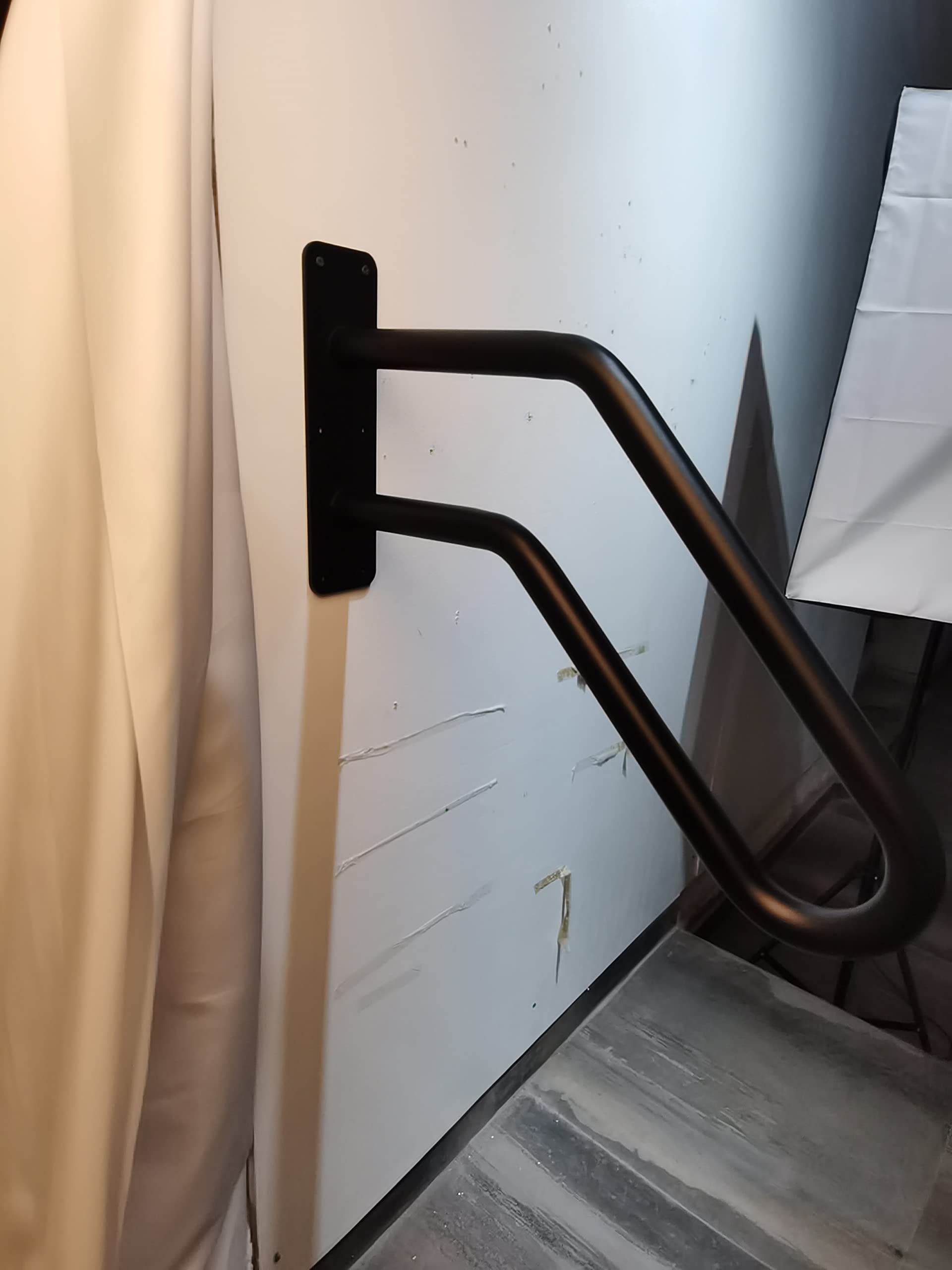 Buy Purife Heavy Duty Handrails for Outdoor Steps, U-Shaped Hand Rail ...