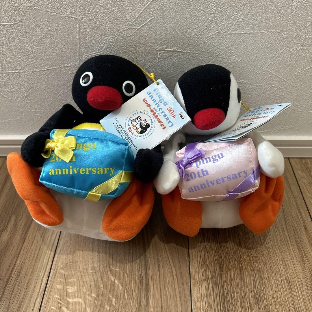 Amazon.co.jp: ピングー ピンガ 20周年記念 ぬいぐるみ : おもちゃ