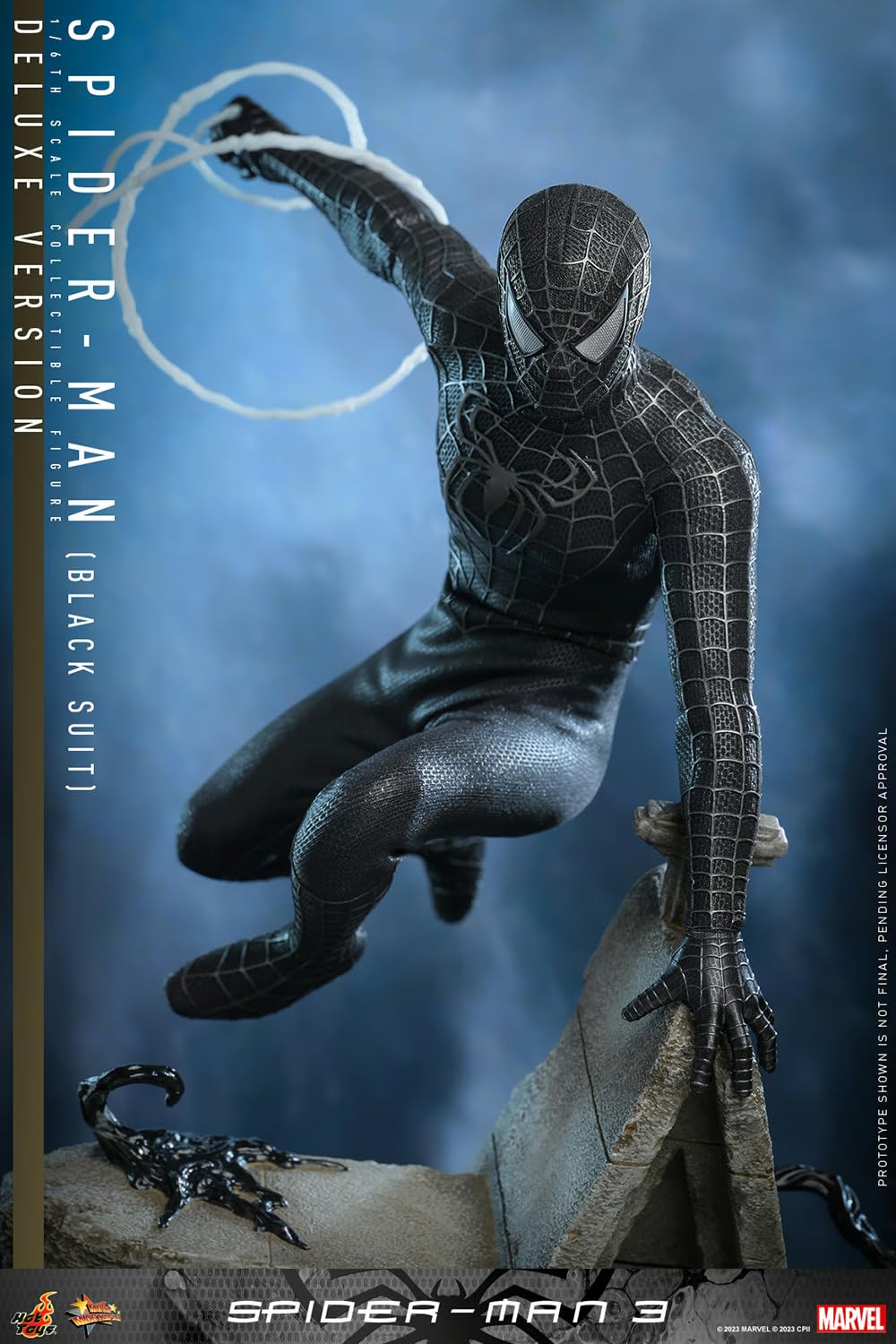 Hot Toys Marvel Comics Spider-Man 3 Spider-Man (Black Suit
