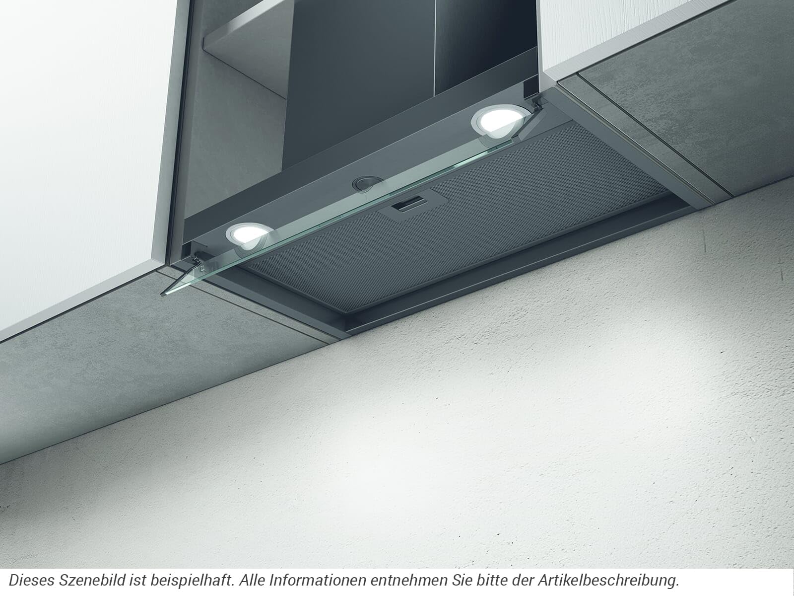 ELICA BOXIN LX/BL MAT/A/60 Cappa incasso aspirapolvere ILL. LED 620 m/h3 PRF0172166