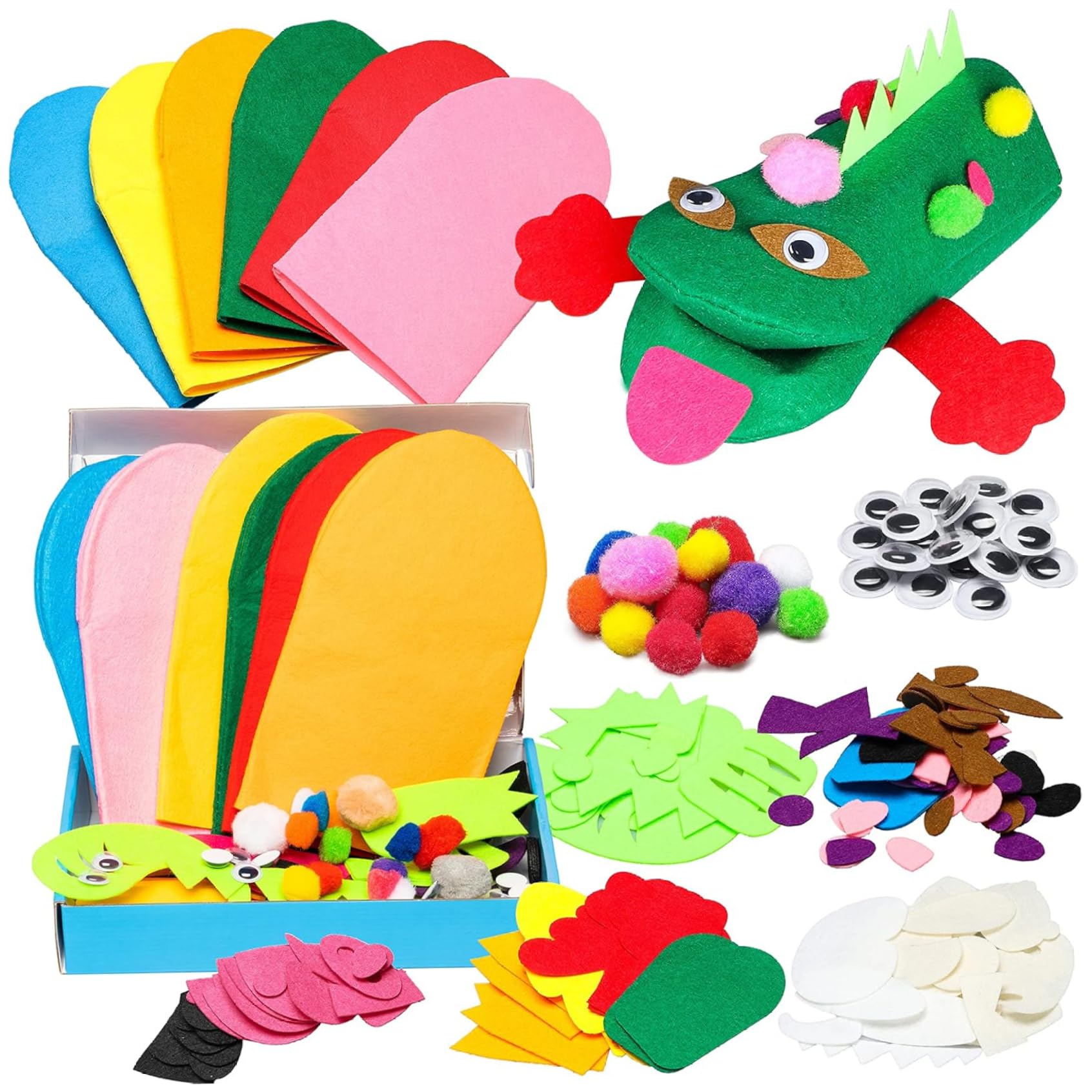 NASSMOSSE Handpuppen-Bastelset