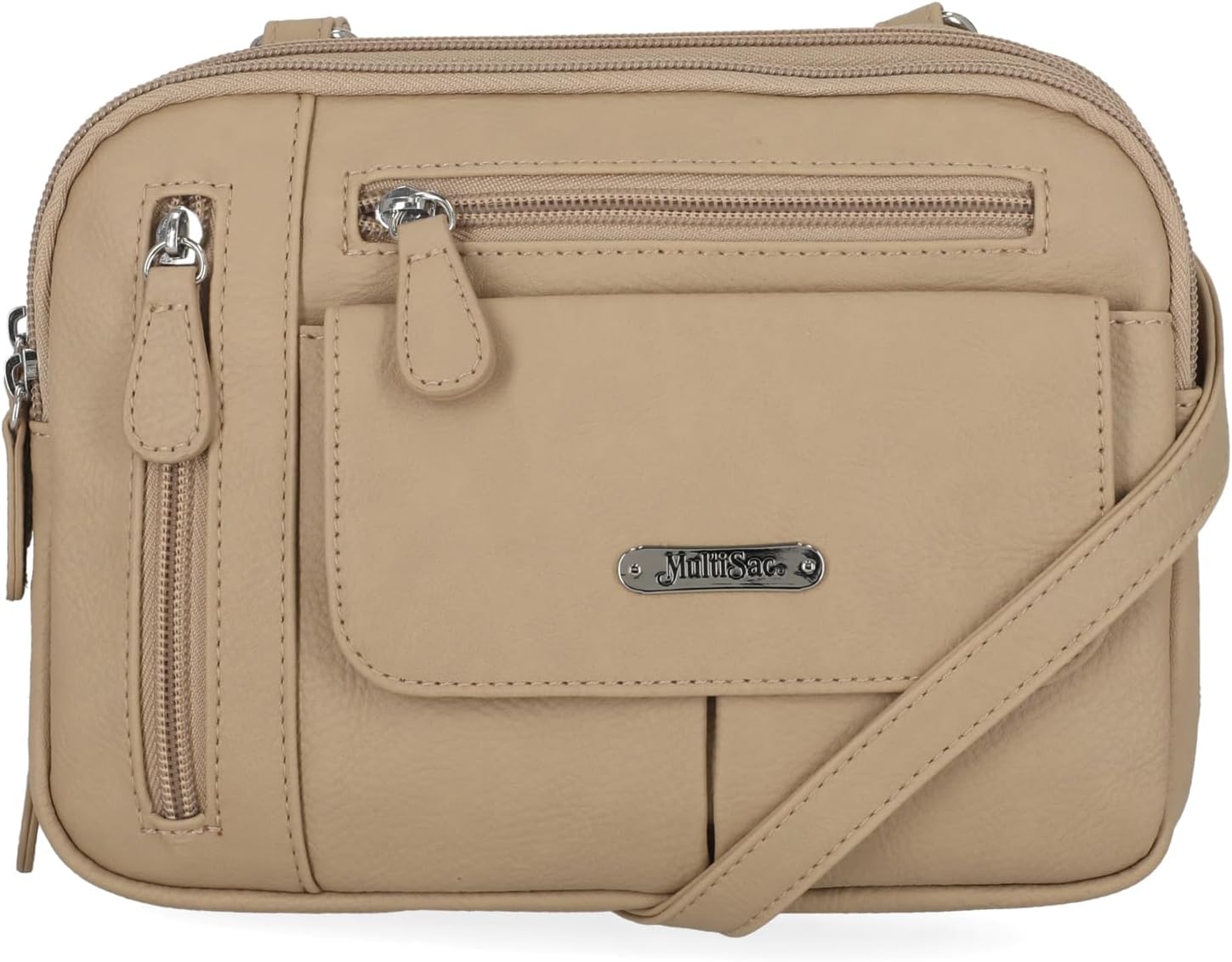 MultiSac Zippy Triple Compartment Crossbody Bag - Image 3